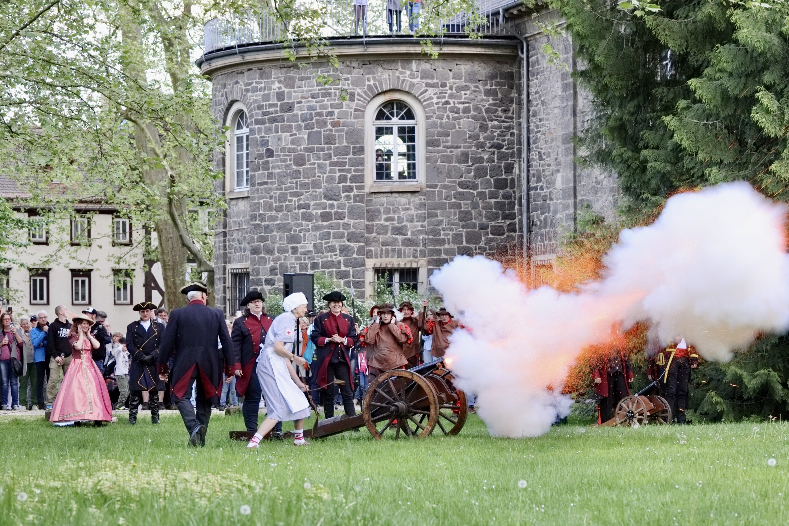 Böllern am Altstadtfest in Lich